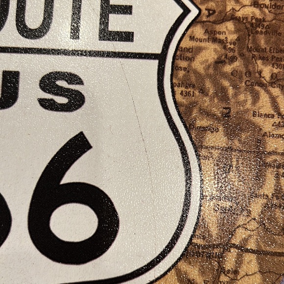 Route 66 Tin Sign - Picture 3 of 4